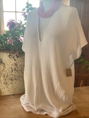 River + Sky Cotton Muslin Coverup Sundress
